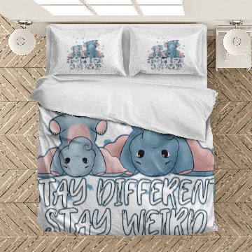 Discover Elephant Mammal Stay Different Stay Weird Bedding Sets