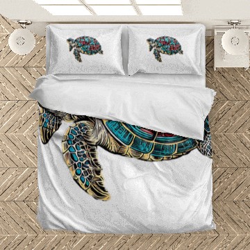 Discover Turtle Pet St Thomas Tribal Sea Turtle Bedding Sets