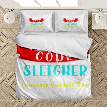 Discover nurses Job Code Sleigher Christmas Emergency Response Team nurses Bedding Sets