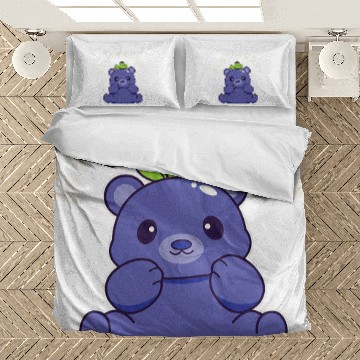 Discover Bear Pet Cute Kawaii Blueberry Bear Bedding Sets