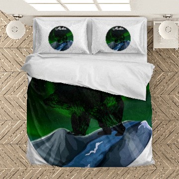 Discover Bear Pet Alaska Northern Lights Bear Bedding Sets
