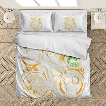 Discover Beer Fun Todays Schedule Coffee Cycling Beer 1 Zip Bedding Sets