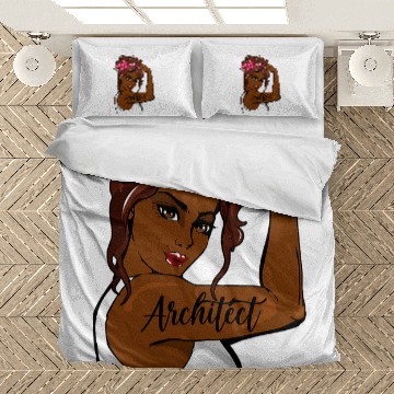 Discover Black History Pin Up Rosie The Riveter Architect Bedding Sets