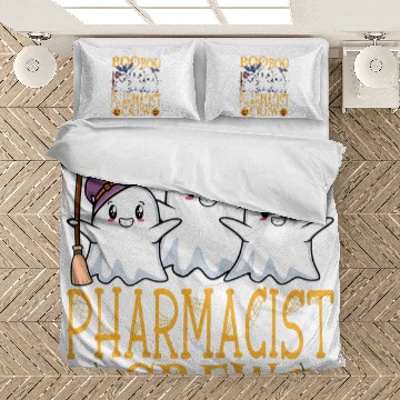 Discover Pharmacist Halloween Job Design Halloween Crew Pharmacist Baseball Tees Bedding Sets