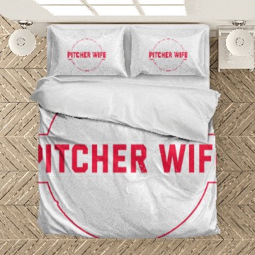 Discover Baseball Pitcher Wife Player Softball Themed Batter Bedding Sets