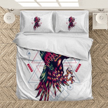 Discover Owl Pet Geometric Barn Owl Owl Kowz Bird Bedding Sets