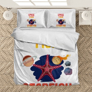 Discover A Spacefish Is Usually Called Starfish Funny Astronomer Bedding Sets