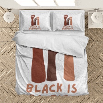Discover Black Is Beautiful Cute Black History Month Bedding Sets