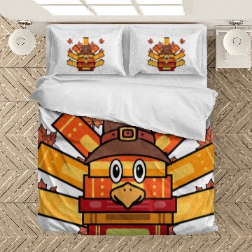 Discover Lacrosse Gift Librarian Book Reader Funny Turkey Thanksgiving Bedding Sets