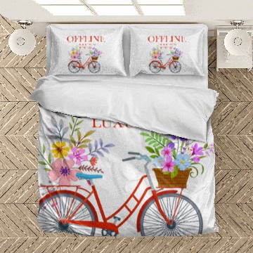 Discover Bicycle Cycling Offline is Luxury and Motivation Bedding Sets