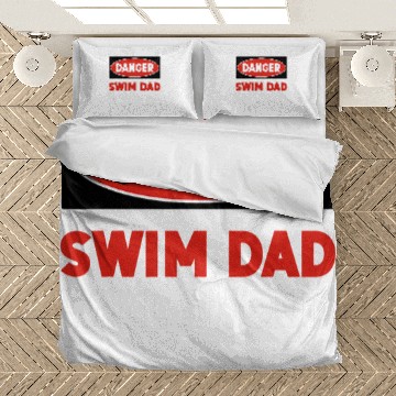 Discover Swimming Pool DANGER Swim Dad 1 Bedding Sets