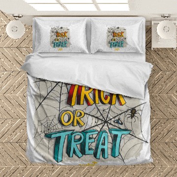 Discover Trick Or Trick Scary Spider Night Halloween Bedding Sets