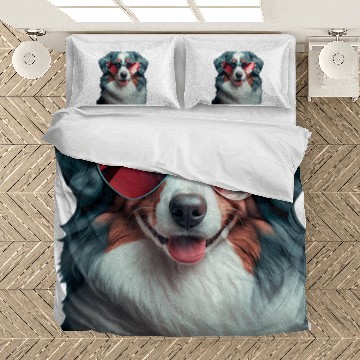 Discover Mini Aussie Mom Australian Shepherd Valentines Day Zip Bedding Sets