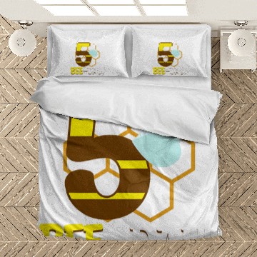 Discover Its 5th Bee Day Honey Beekeeper Apiary Beekeeping Graphic Bedding Sets