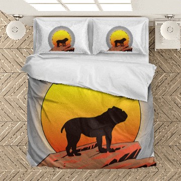 Discover Old English Bulldog Sunrise Bedding Sets