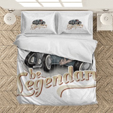 Discover Quirky Cartoon Oldtimer Hot Rod Rockabilly Be Legendary Bedding Sets