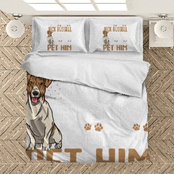 Discover Funny Dont Pet Him Jack Russel Bedding Sets