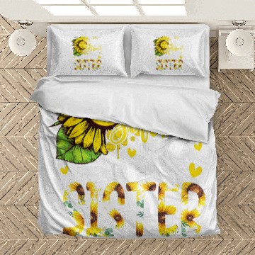 Discover My Favorite Softball Player Call Me Sister Sunflower Baseball Tees Bedding Sets