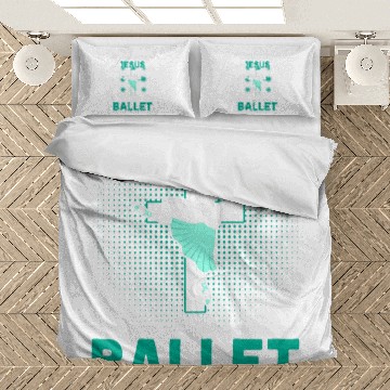 Discover This Girl Runs On Jesus And Ballet Ballet Dancer Bedding Sets