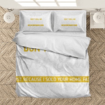 Discover Realtor Closing Art Funny Real Estate Agent Baseball Tees Bedding Sets