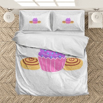 Discover I Bake People Happy Pastry Chef Bedding Sets