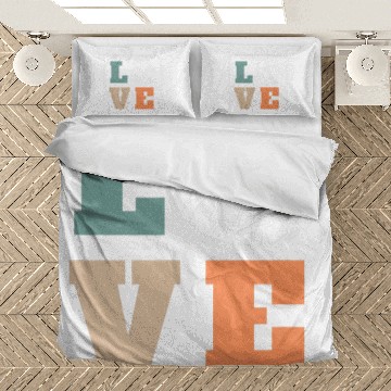 Discover Love Cheer vintages Cheerleading Coach Bedding Sets