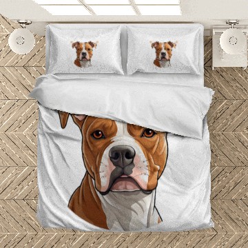 Discover Protected by Staffordshire Bull Terrier Security 1 Baseball Tees Bedding Sets