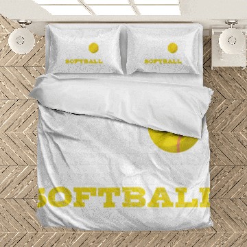 Discover Patriotic Softball Team American Flag 3 Bedding Sets