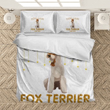 Discover This Isnt Dog Hair Its Fox Terrier Glitter Bedding Sets