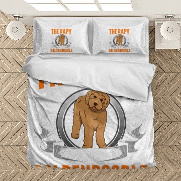 Discover Dog Goldendoodle Therapy Bedding Sets Bedding Sets