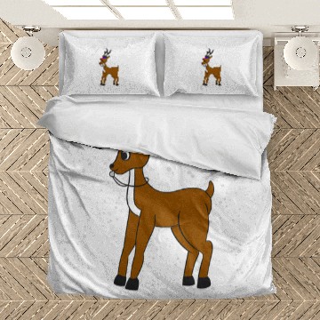Discover Retro Christmas Reindeer Coach Bedding Sets