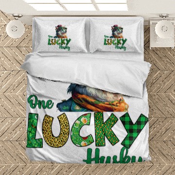 Discover Majestic Husky Gnome A St  Patricks Celebration 2 Bedding Sets