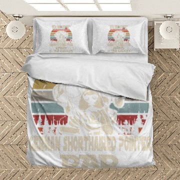 Discover Mens bests German Shorthaired Pointer Dad In The Galaxy Vintage Baseball Tees Bedding Sets