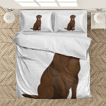 Discover Labrador Lab Dog Chocolate Labrador Retriever Dog Bedding Sets