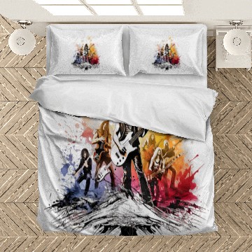 Discover Trios Melodic Magic Inspiration Graphic Design Art Cool Quo Bedding Sets