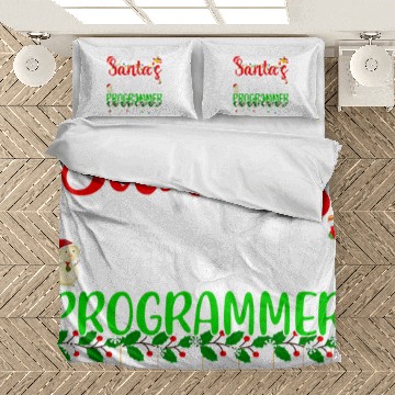 Discover Santas Favorite Programmer Funny xmass Pyjama Christmas 2 Baseball Tees Bedding Sets