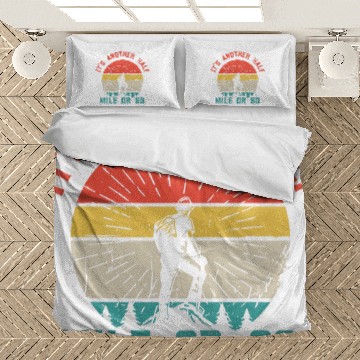 Discover vintages Its Another Half Mile Or So Hiking Camping Mountain Bedding Sets