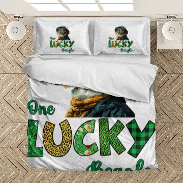 Discover Magical Beagle Gnome A St  Patricks Day Transformation 2 Zip Bedding Sets