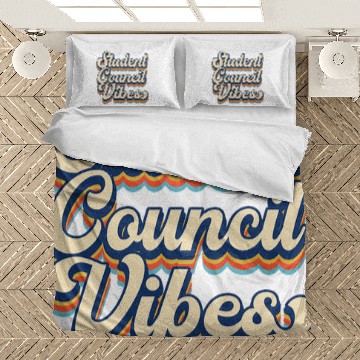 Discover Retro vintages Student Council Vibes School Student Council Bedding Sets