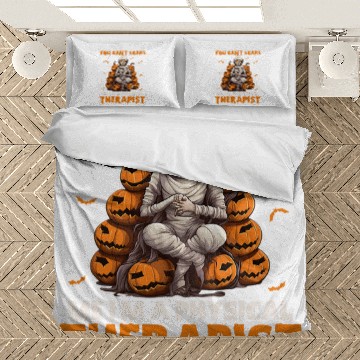 Discover Mummy ghosts Physical Therapy Physical Therapist Halloween Bedding Sets
