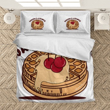 Discover Waffles With Syrup Dessert Waffle Chef Bedding Sets