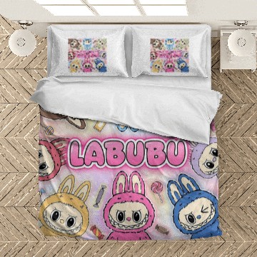 Discover Kids Labubu Youth Heavy Blend Hooded Bedding Sets, Gift for Children, Bedding Sets