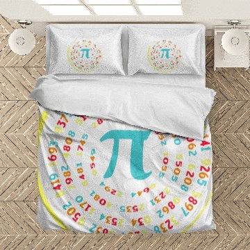 Discover Dont be Irrational Pi Day Math Test Day School Student 5 Bedding Sets