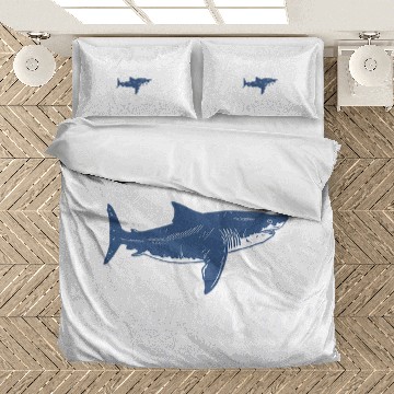 Discover Great White Shark Favorite Largest Predator Fish Zoologist Zip Bedding Sets