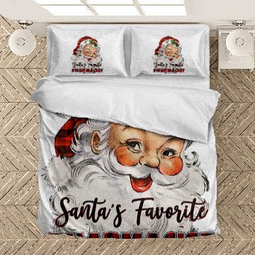 Discover santas claus favorite pharmacist flannel christmas Bedding Sets