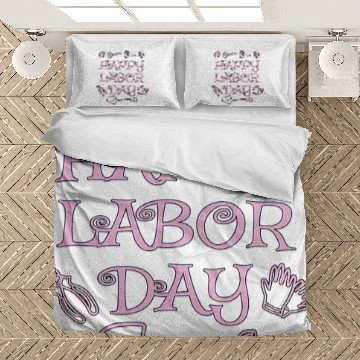 Discover Union Strong Worker Tools hard work Labor Day Gift Men Women Bedding Sets