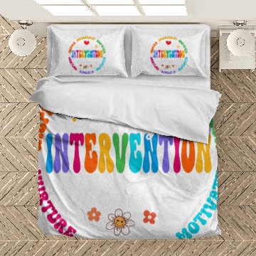Discover Intervention Teacher Team Early Intervention Therapist 5 Zip Bedding Sets