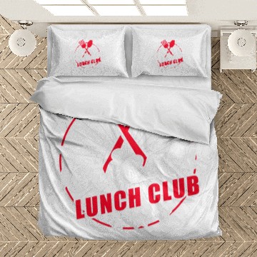 Discover School Cafeteria Worker Lunch Lady Retro Delicious Lunch Bedding Sets