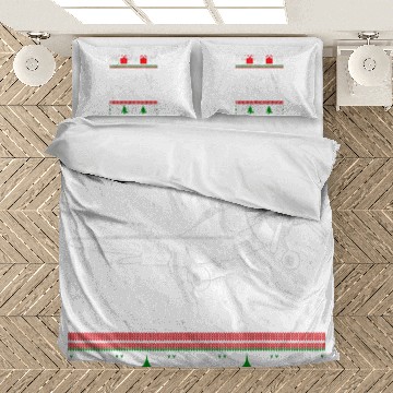 Discover Small Flying Plane Ugly Christmas Light Sport Aircraft Pilot 2 Bedding Sets