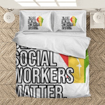 Discover Social Workers Matter Social Work Month Graphic Bedding Sets